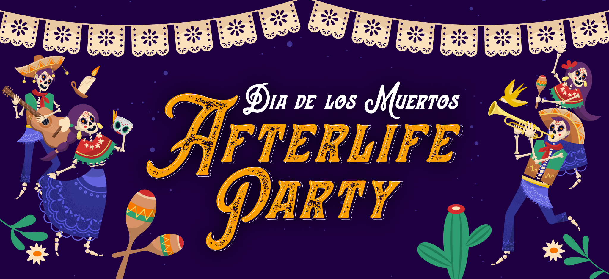 Background image for Dia De Los Muertos Afterlife Party